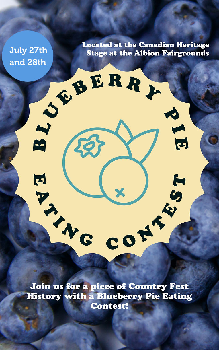 Blueberry Pie Eating Contest